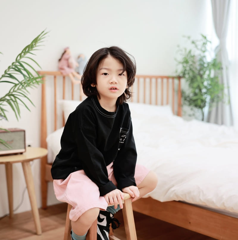 Mooi Store - Korean Children Fashion - #minifashionista - Galaxy Embroidery Tee - 10