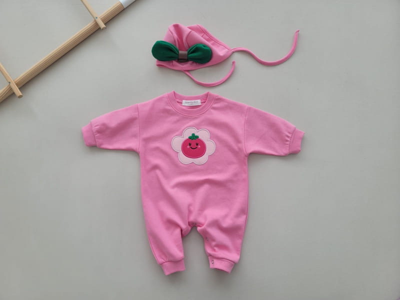 Moran - Korean Baby Fashion - #babyfashion - Vegi Bodysuit Set - 5