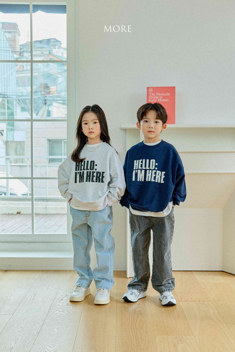 More - Korean Children Fashion - #Kfashion4kids - Hello Sweatshirt - 2