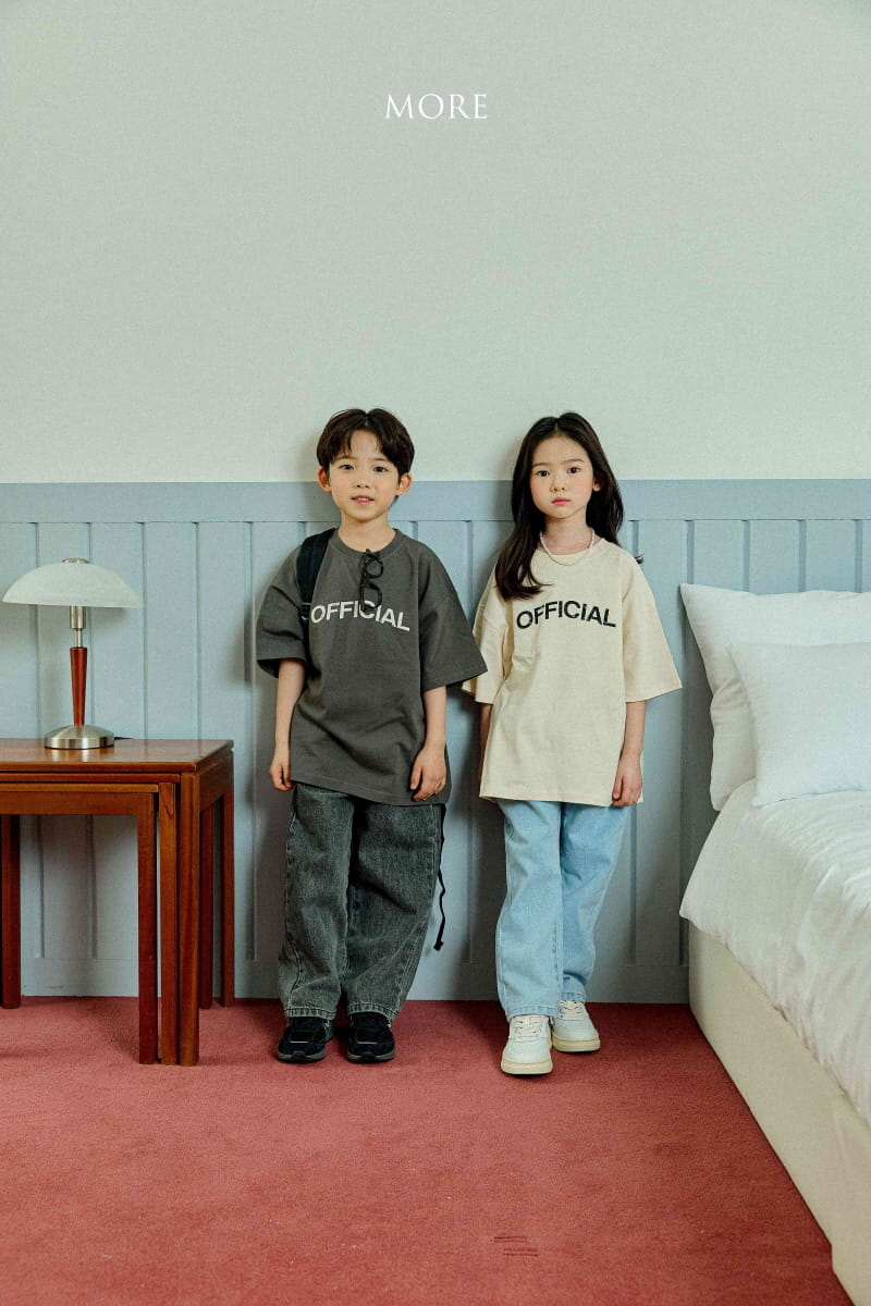 More - Korean Children Fashion - #childofig - Official Short Sleeves Tee - 3