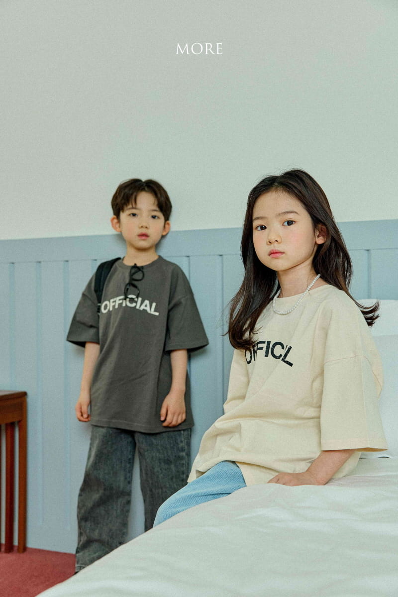 More - Korean Children Fashion - #childofig - Official Short Sleeves Tee - 4