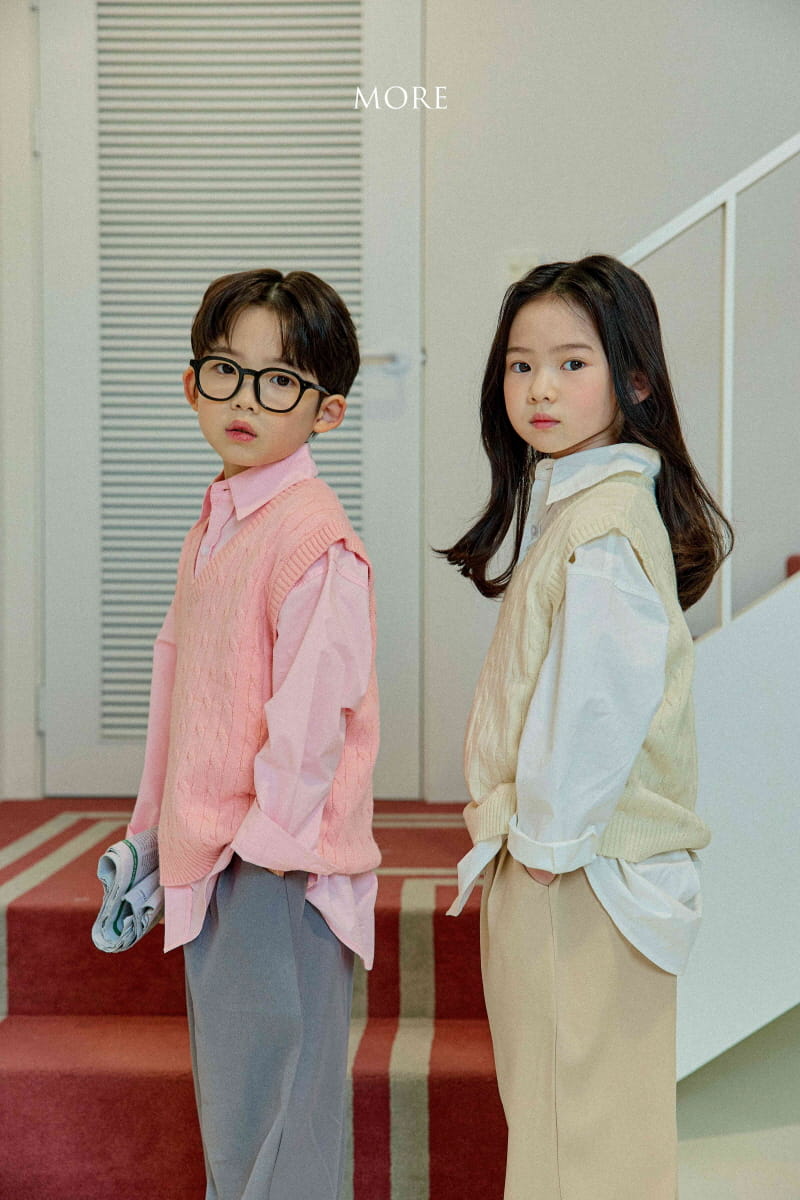 More - Korean Children Fashion - #childrensboutique - Po Cable Vest - 12