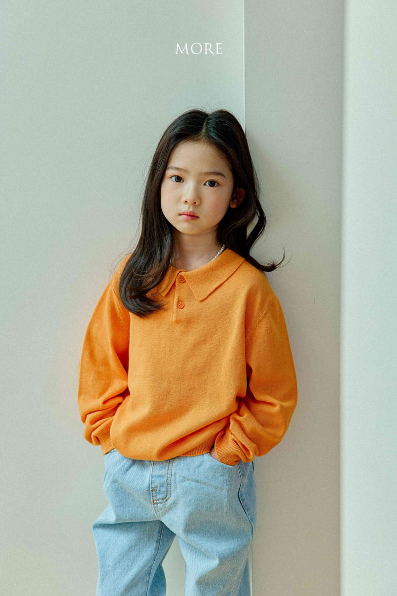 More - Korean Children Fashion - #kidsshorts - Solid PK Knit Tee - 11