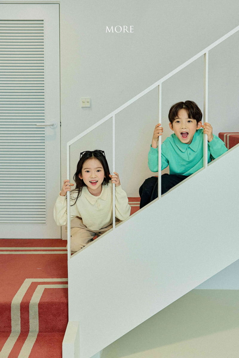 More - Korean Children Fashion - #kidsstore - Solid PK Knit Tee - 12