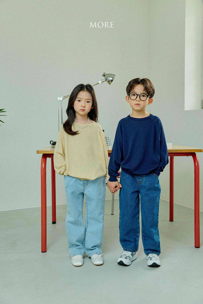 More - Korean Children Fashion - #kidsstore - Crew Neck Knit Tee - 4