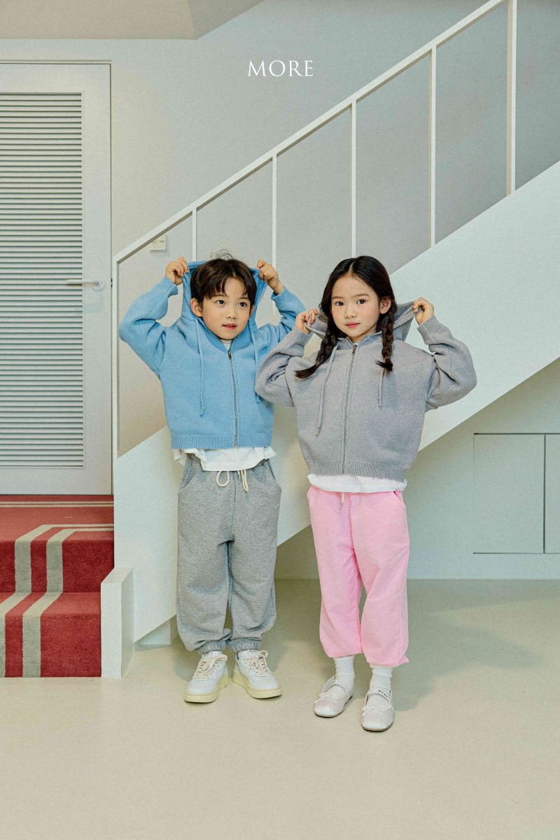 More - Korean Children Fashion - #littlefashionista - Zip-up Hoody Knit Tee - 9