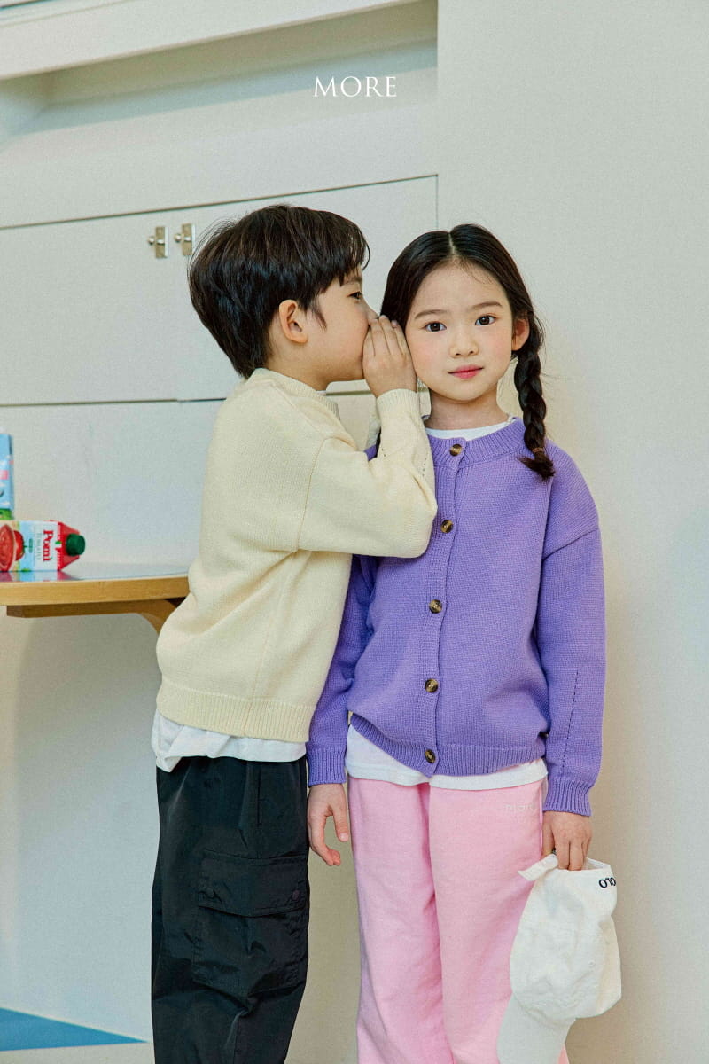 More - Korean Children Fashion - #littlefashionista - Round Cardigan - 4