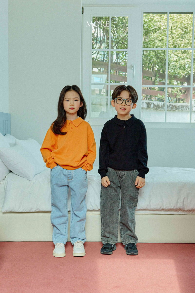 More - Korean Children Fashion - #minifashionista - Solid PK Knit Tee - 3