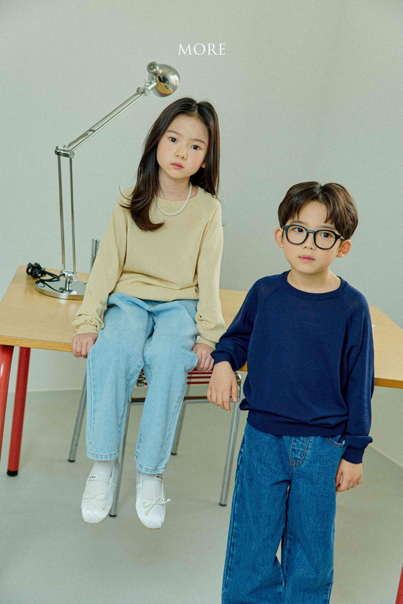 More - Korean Children Fashion - #minifashionista - Crew Neck Knit Tee - 8