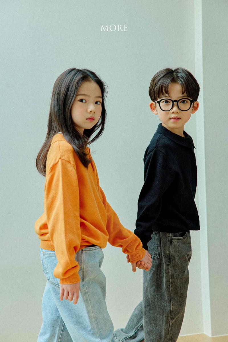 More - Korean Children Fashion - #minifashionista - Solid PK Knit Tee - 4