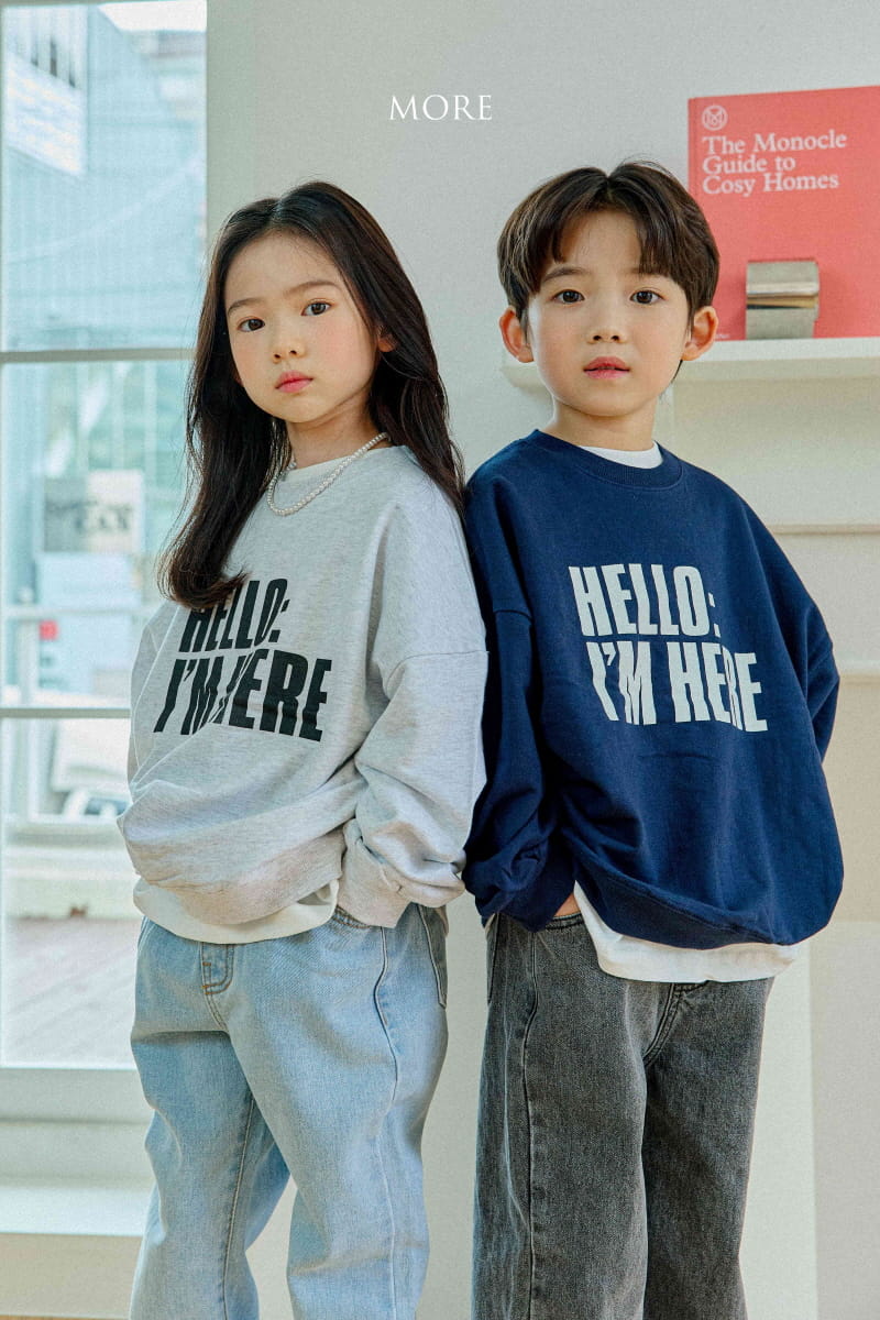 More - Korean Children Fashion - #prettylittlegirls - Hello Sweatshirt - 6