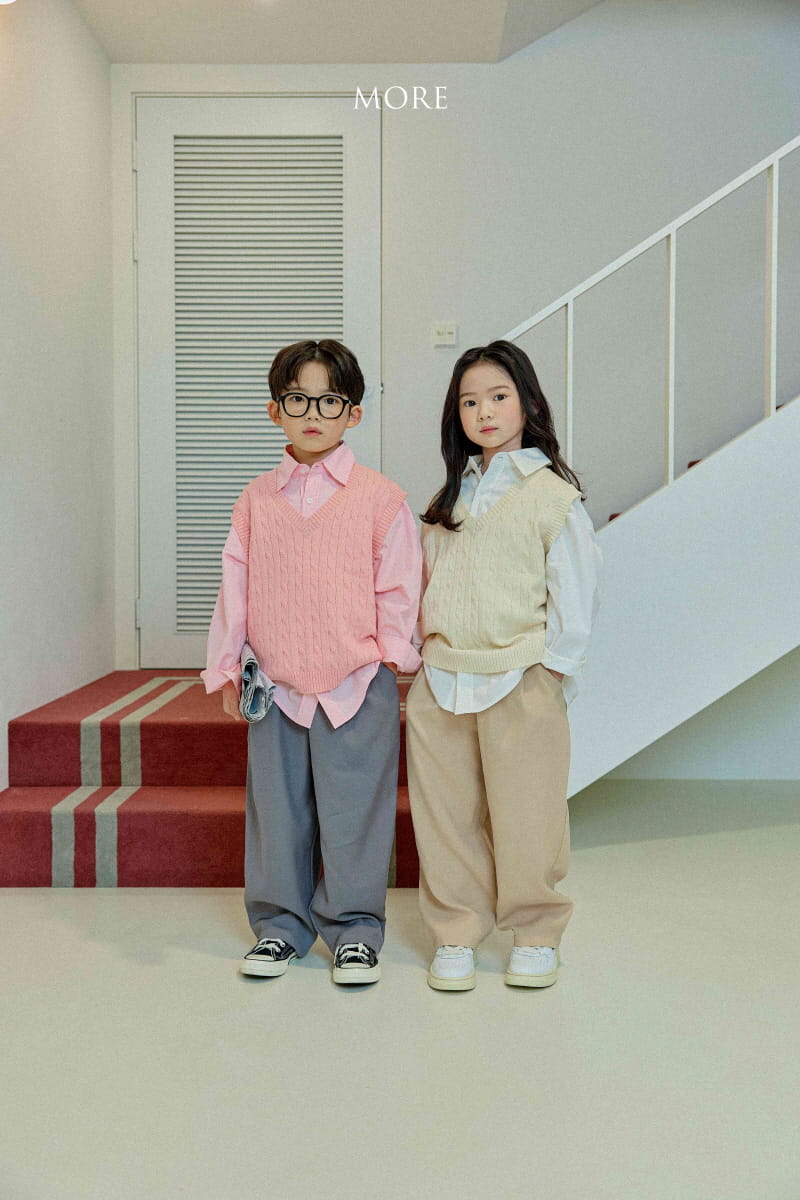 More - Korean Children Fashion - #todddlerfashion - Po Cable Vest - 8