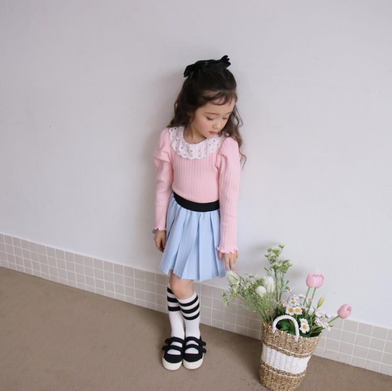 Mori Mori - Korean Children Fashion - #childofig - Wrinkle Skirt - 11