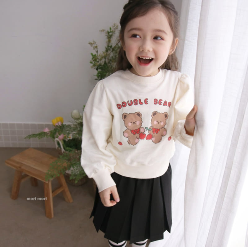 Mori Mori - Korean Children Fashion - #childrensboutique - Twin Bear Tee