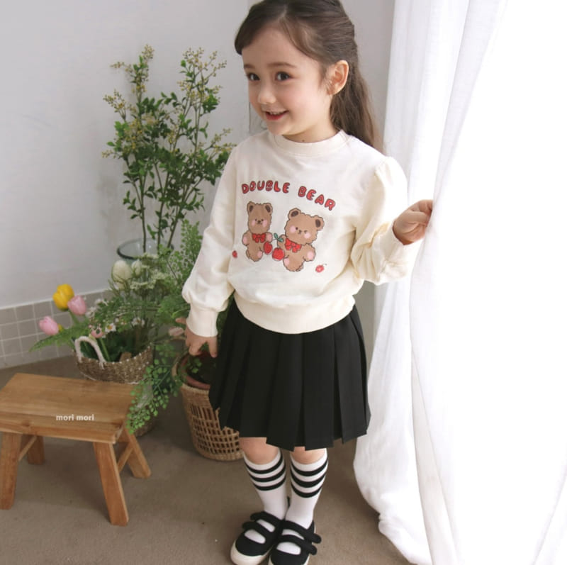 Mori Mori - Korean Children Fashion - #designkidswear - Twin Bear Tee - 2
