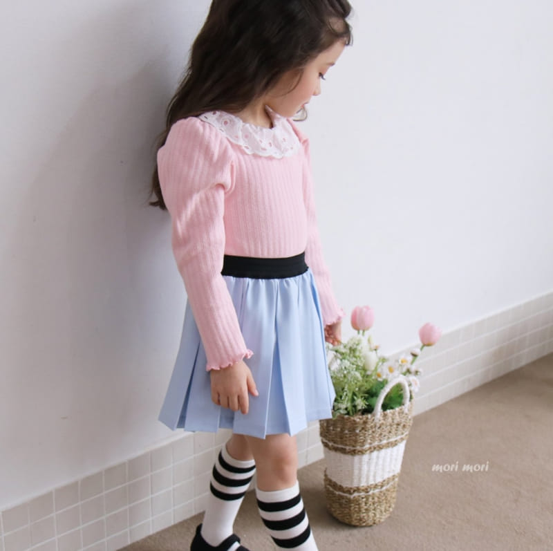 Mori Mori - Korean Children Fashion - #kidzfashiontrend - Lace Tee