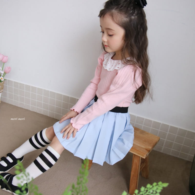 Mori Mori - Korean Children Fashion - #littlefashionista - Lace Tee - 3