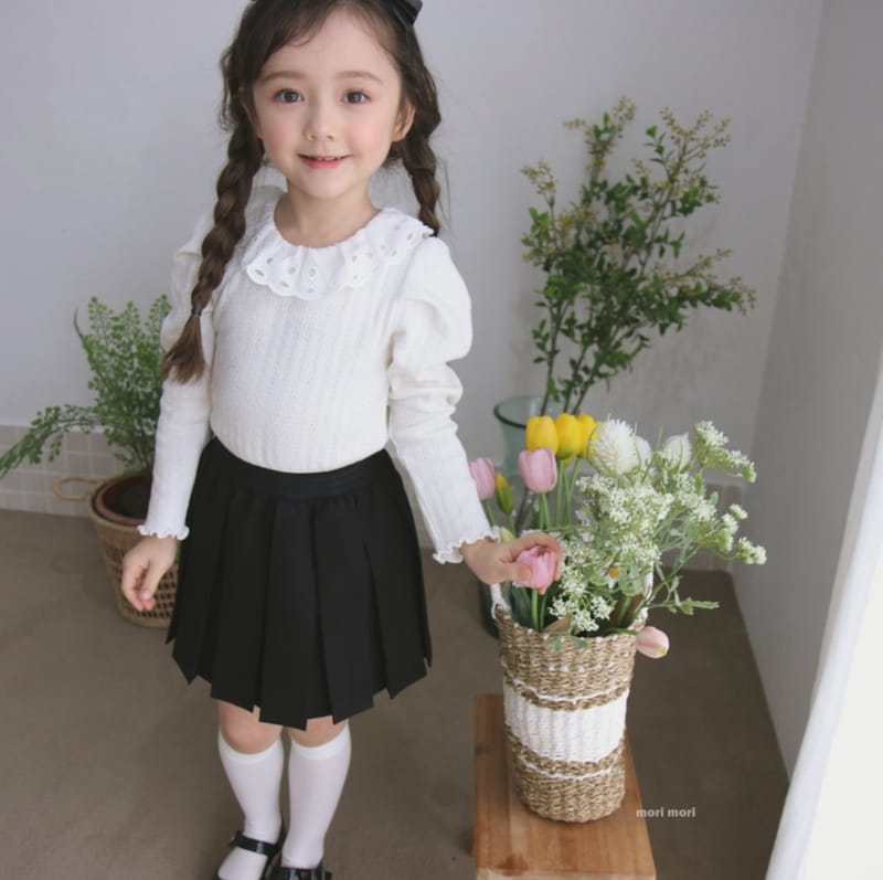 Mori Mori - Korean Children Fashion - #stylishchildhood - Wrinkle Skirt - 10