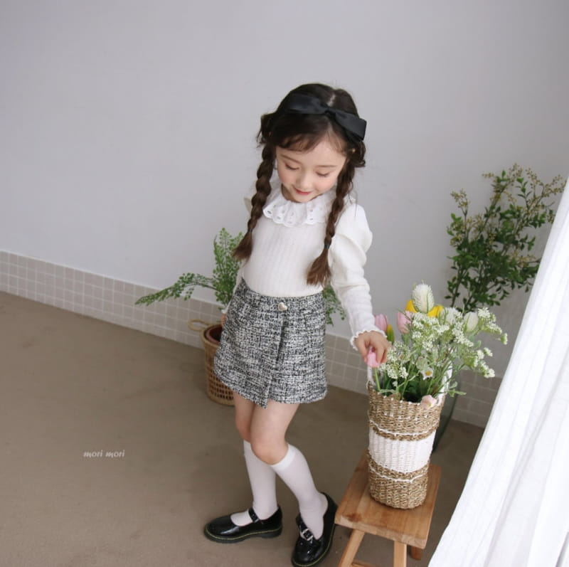 Mori Mori - Korean Children Fashion - #stylishchildhood - Lace Tee - 9