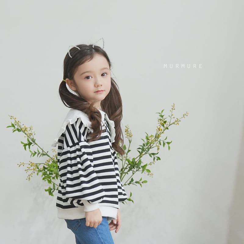 Murmure - Korean Children Fashion - #kidzfashiontrend - Moni Collar Sweatshirt - 4