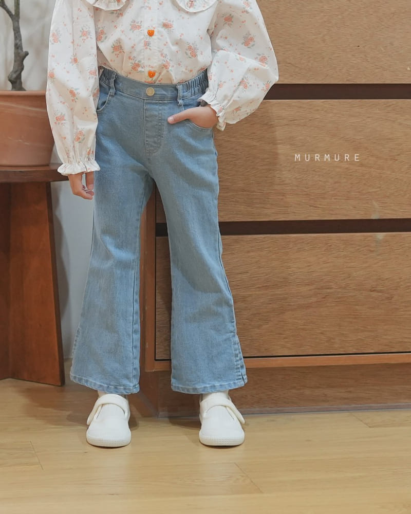Murmure - Korean Children Fashion - #childrensboutique - Slit Bootscut Jeans - 7
