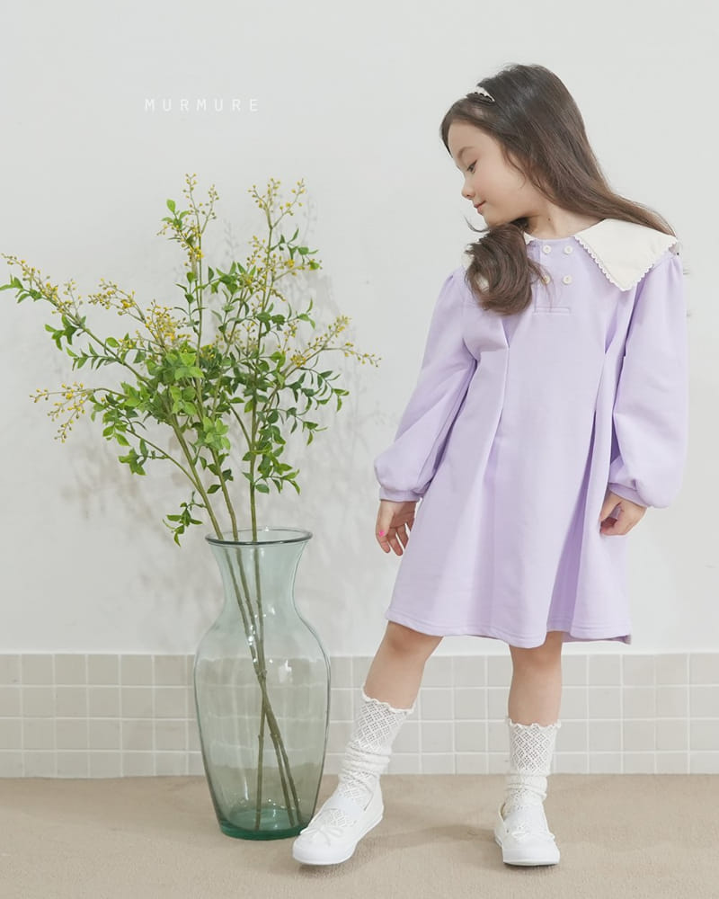Murmure - Korean Children Fashion - #designkidswear - Lila One-piece - 5