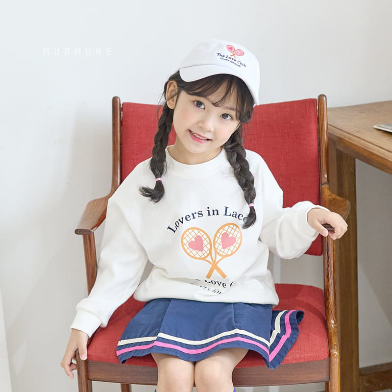 Murmure - Korean Children Fashion - #designkidswear - Lover Tennis Sweatshirt