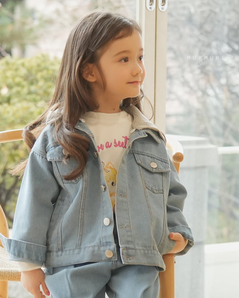 Murmure - Korean Children Fashion - #discoveringself - Hoody Denim Jacket - 12