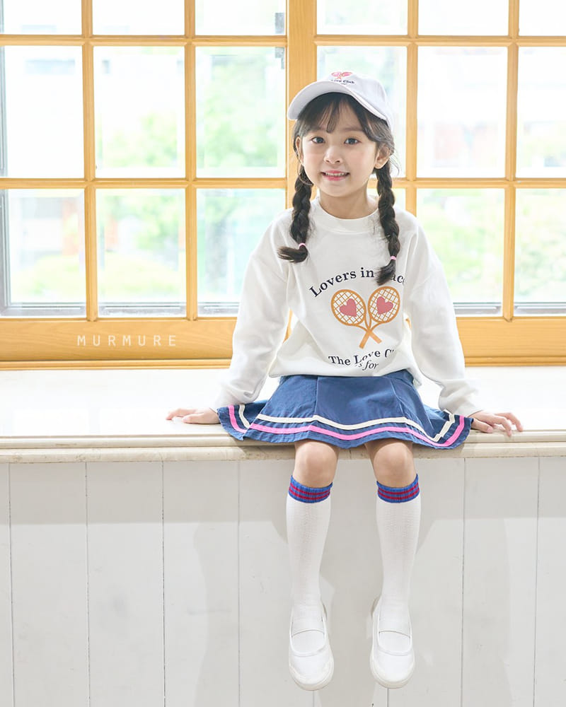 Murmure - Korean Children Fashion - #discoveringself - Lover Tennis Sweatshirt - 2