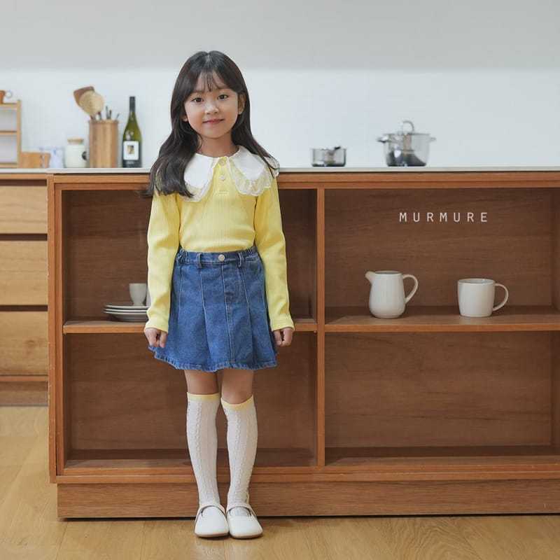 Murmure - Korean Children Fashion - #discoveringself - Berry Skirt Pants - 4