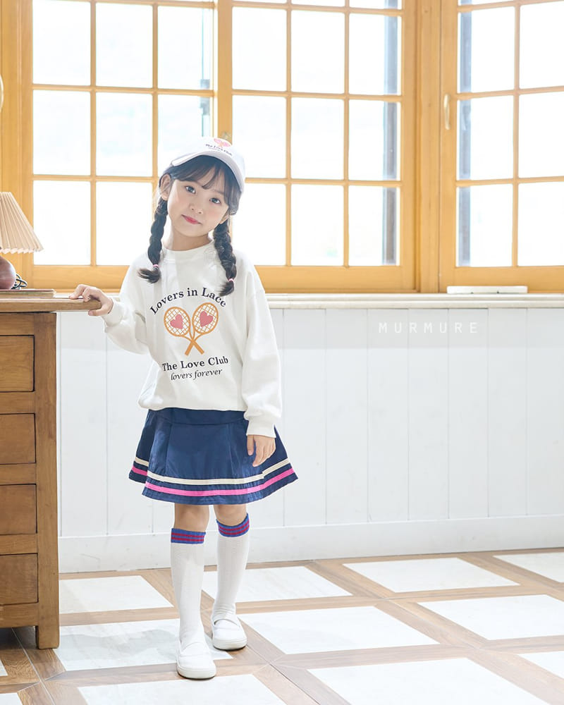 Murmure - Korean Children Fashion - #fashionkids - Lover Tennis Sweatshirt - 4