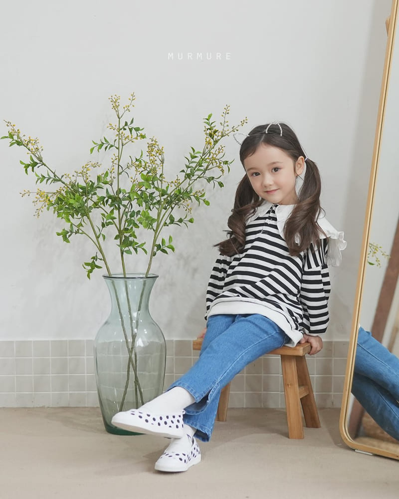 Murmure - Korean Children Fashion - #kidsshorts - Moni Collar Sweatshirt
