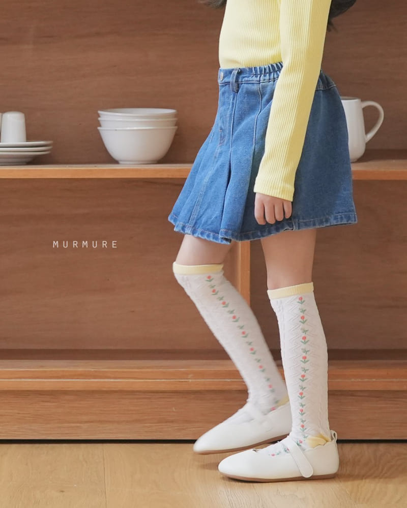 Murmure - Korean Children Fashion - #kidsstore - Berry Skirt Pants - 6