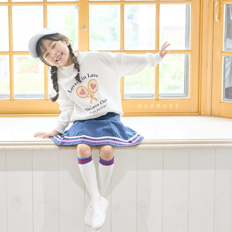 Murmure - Korean Children Fashion - #kidsstore - Lover Tennis Sweatshirt - 5