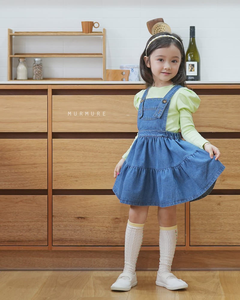Murmure - Korean Children Fashion - #kidzfashiontrend - Dungarees Cancan One-piece - 8
