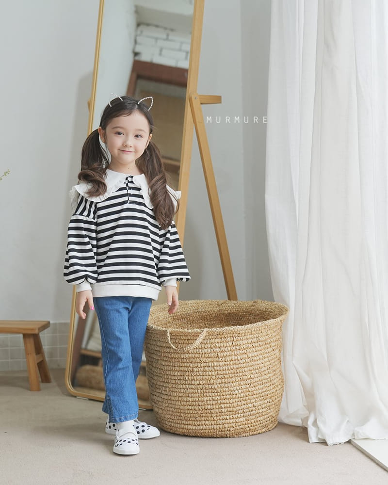 Murmure - Korean Children Fashion - #kidzfashiontrend - Moni Collar Sweatshirt - 3