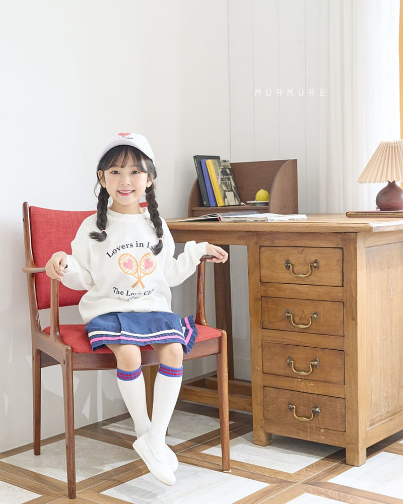 Murmure - Korean Children Fashion - #littlefashionista - Lover Tennis Sweatshirt - 8