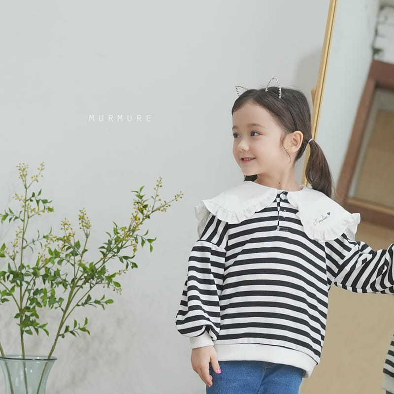 Murmure - Korean Children Fashion - #littlefashionista - Moni Collar Sweatshirt - 5