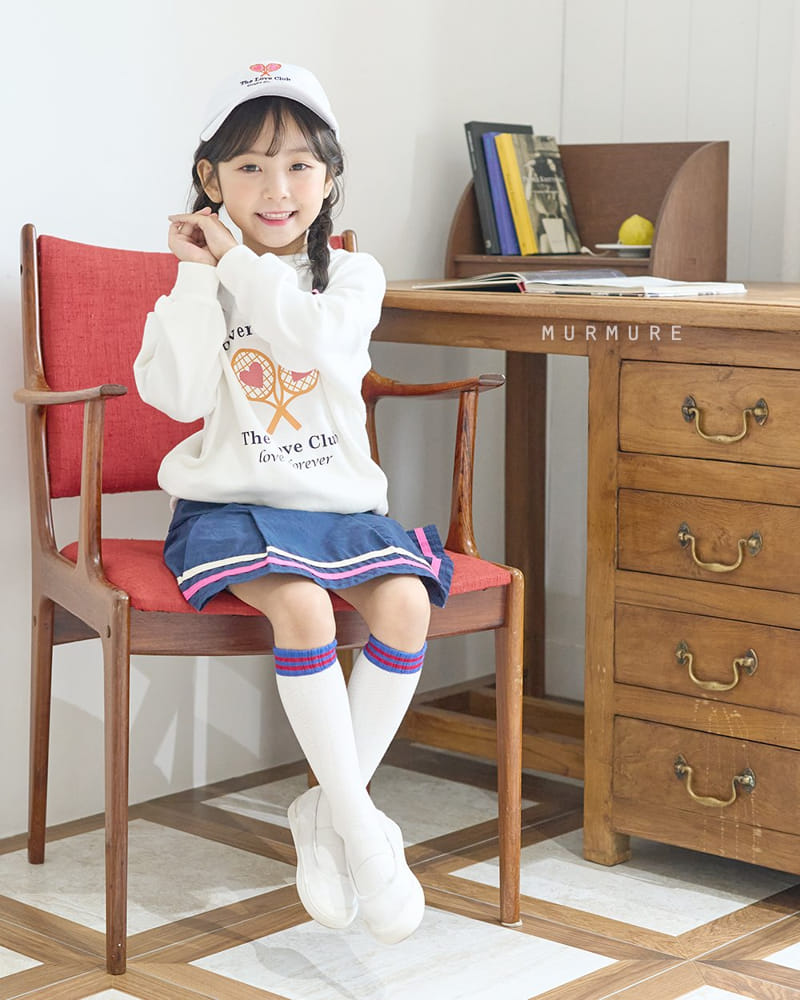 Murmure - Korean Children Fashion - #minifashionista - Lover Tennis Sweatshirt - 10