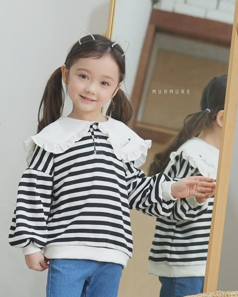 Murmure - Korean Children Fashion - #minifashionista - Moni Collar Sweatshirt - 7