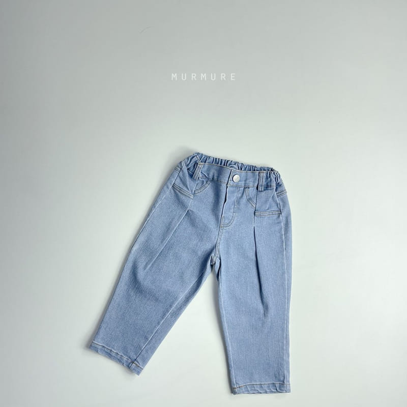Murmure - Korean Children Fashion - #stylishchildhood - Baggy Wrinkle Jeans - 6