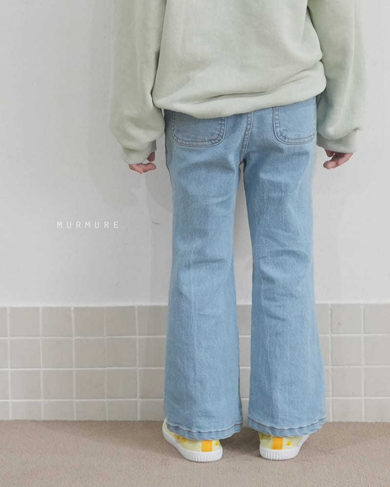 Murmure - Korean Children Fashion - #todddlerfashion - Heart Bootscut Jeans - 2