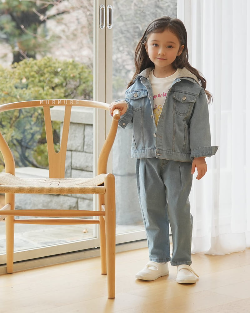 Murmure - Korean Children Fashion - #toddlerclothing - Baggy Wrinkle Jeans - 5