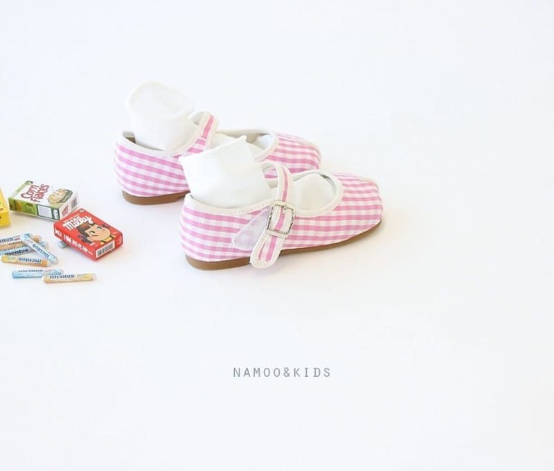 Namoo & Kids - Korean Children Fashion - #fashionkids - Mare Check Flats - 2