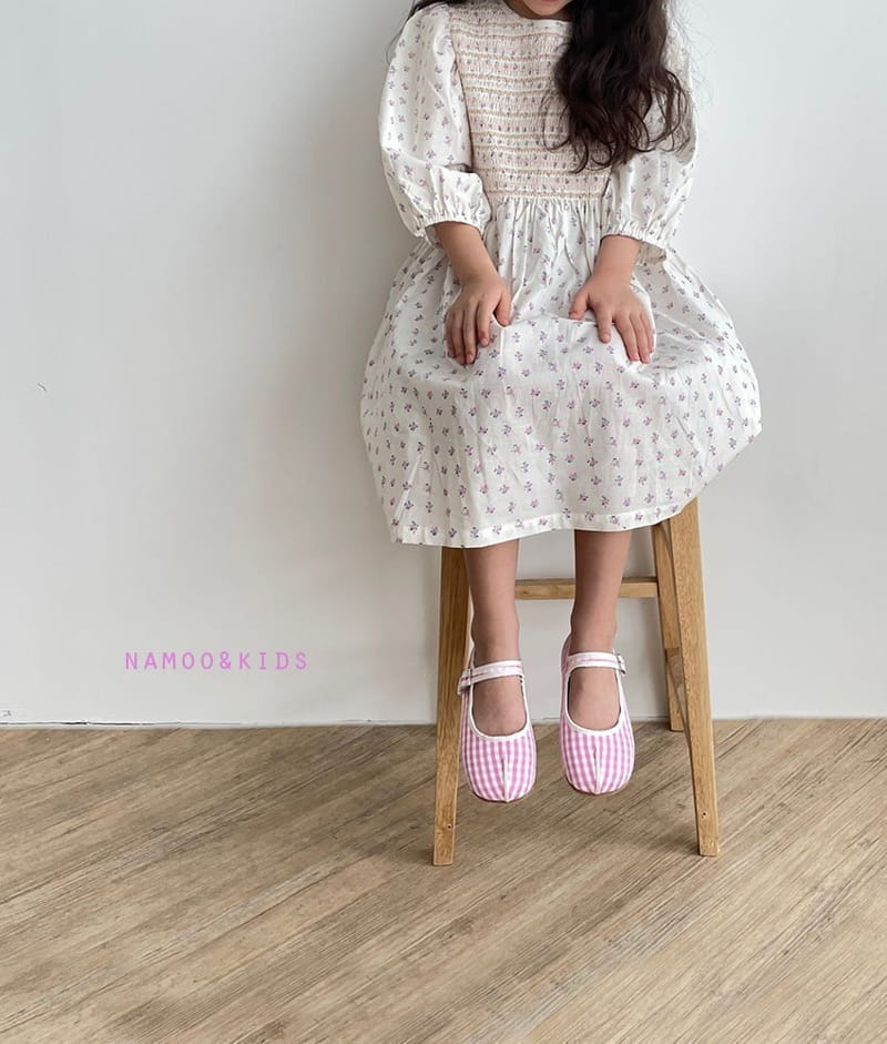 Namoo & Kids - Korean Children Fashion - #prettylittlegirls - Mare Check Flats - 10