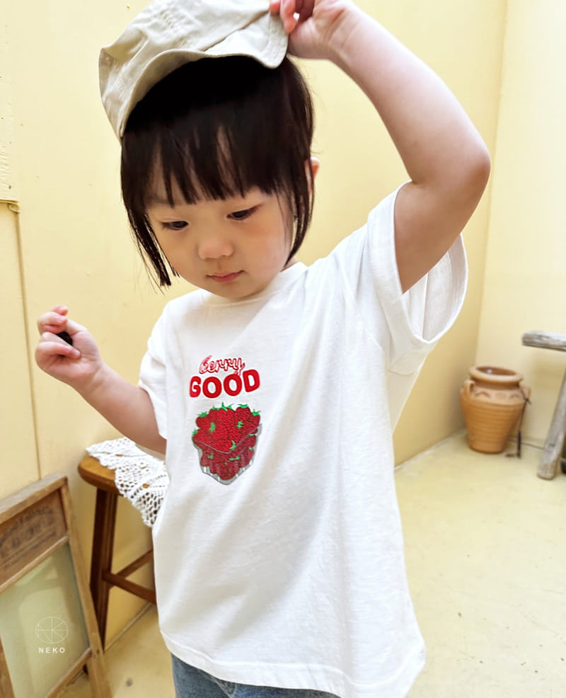 Neko - Korean Children Fashion - #Kfashion4kids - Strawberry Tee - 3