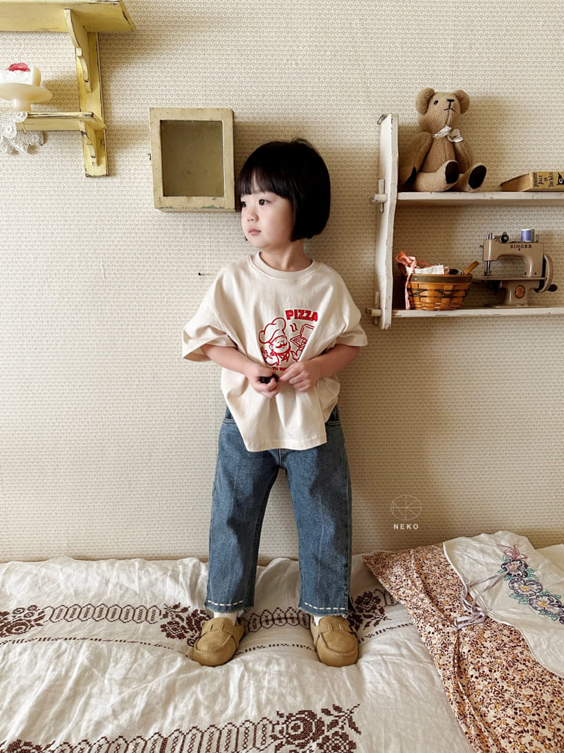 Neko - Korean Children Fashion - #childofig - Pizza Tee - 10