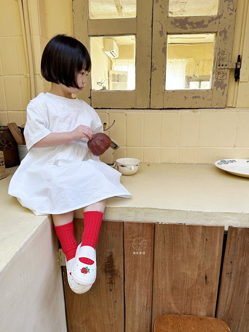 Neko - Korean Children Fashion - #designkidswear - Layered One-piece Paint