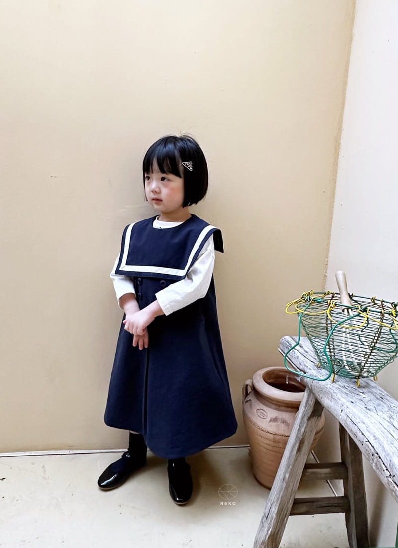 Neko - Korean Children Fashion - #discoveringself - Sailor One-piece - 3