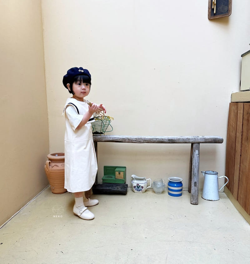 Neko - Korean Children Fashion - #kidsshorts - Sailor One-piece - 5